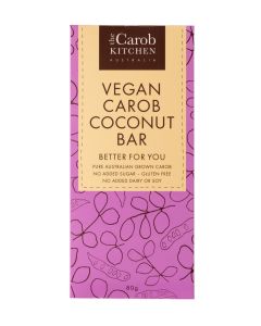 Carob Vegan Coconut Bar