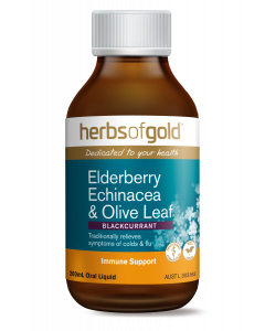 Herbs of Gold - Elderberry Echinacea & Olive Leaf