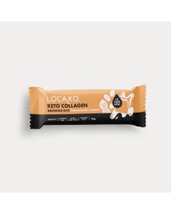 Keto Collagen Brownie Bite Peanut Butter Caramel
