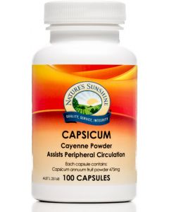 Capsicum Cayenne Powder Capsules 