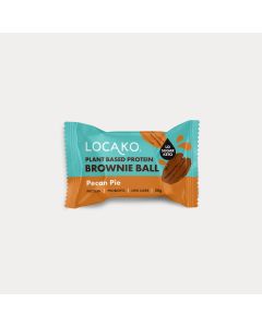 Plant Based Protein Brownie Balls Pecan Pie