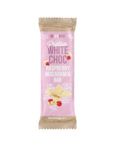 Protein White Chocolate Raspberry Macadamia Bar